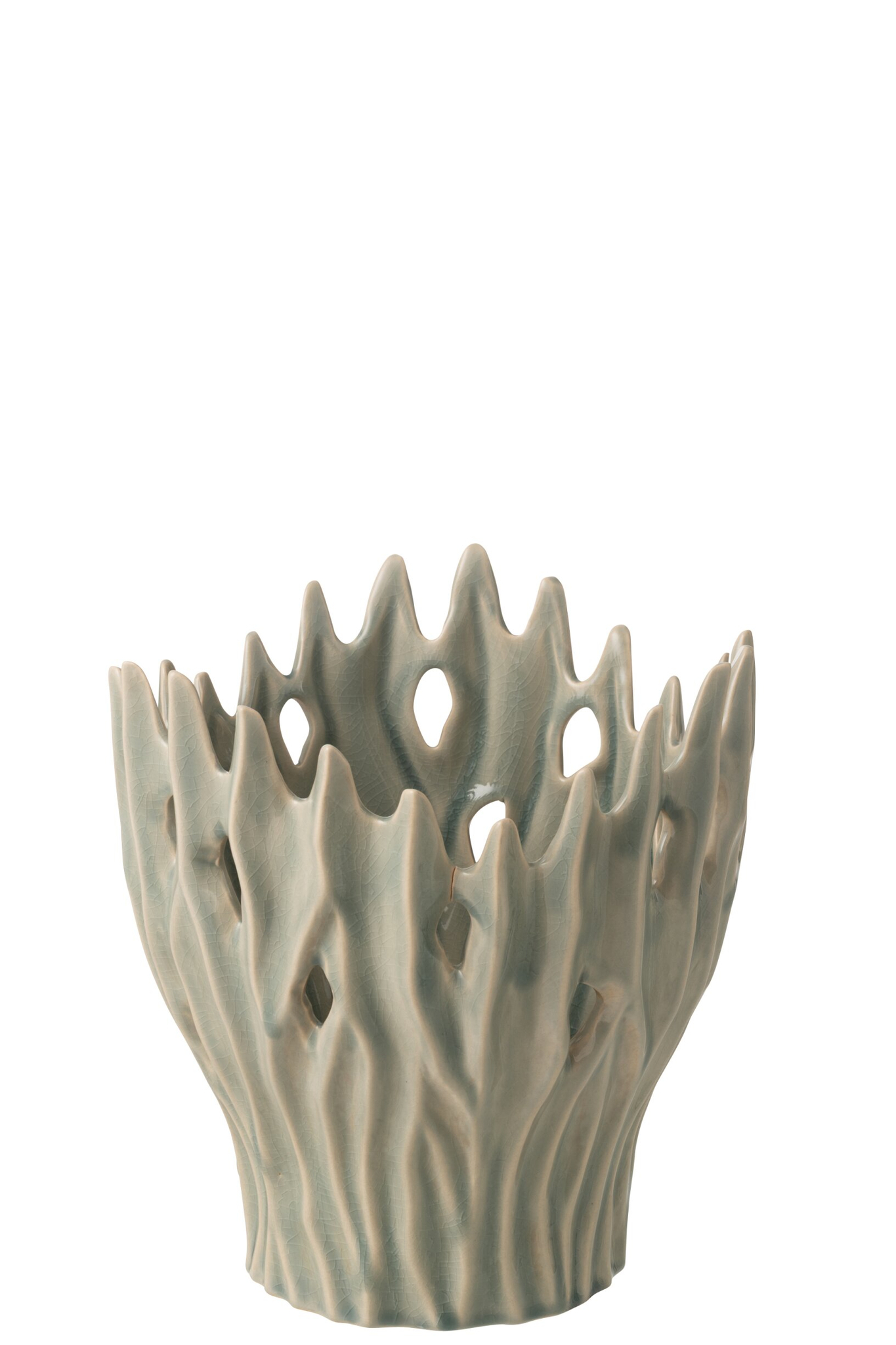 Vaas Losir Porselein Blauw H25,5 cm