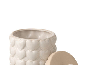 Opbergpot Meebia Steen Beige H22,5 cm