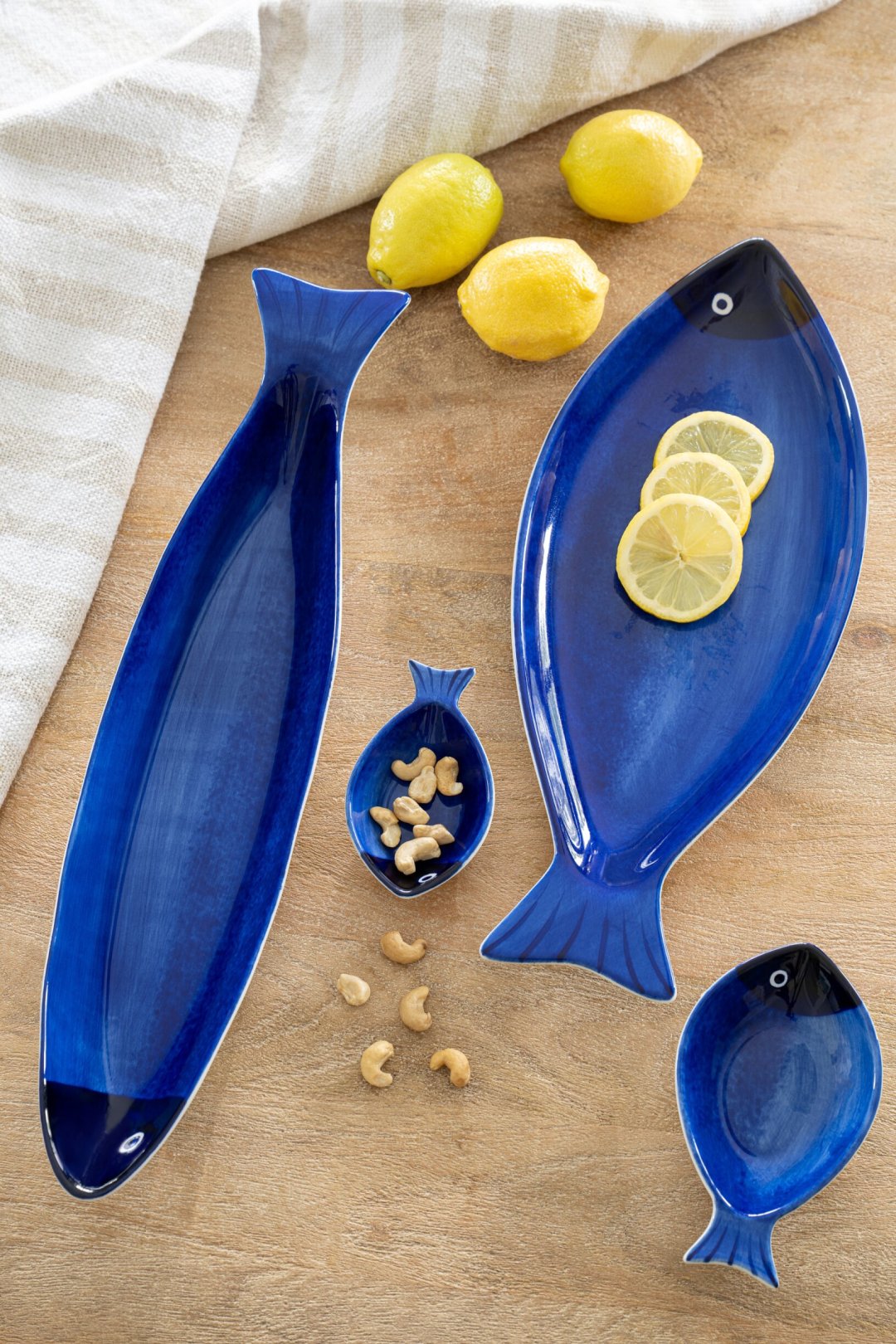 Schaal Peellik Porselein Blauw