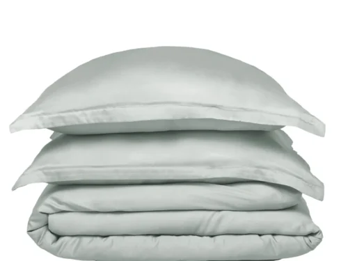 Dekbedovertrek Culver Naturel 140x200 van 100% Tencel™, zacht en ademend in rustige natuurtint