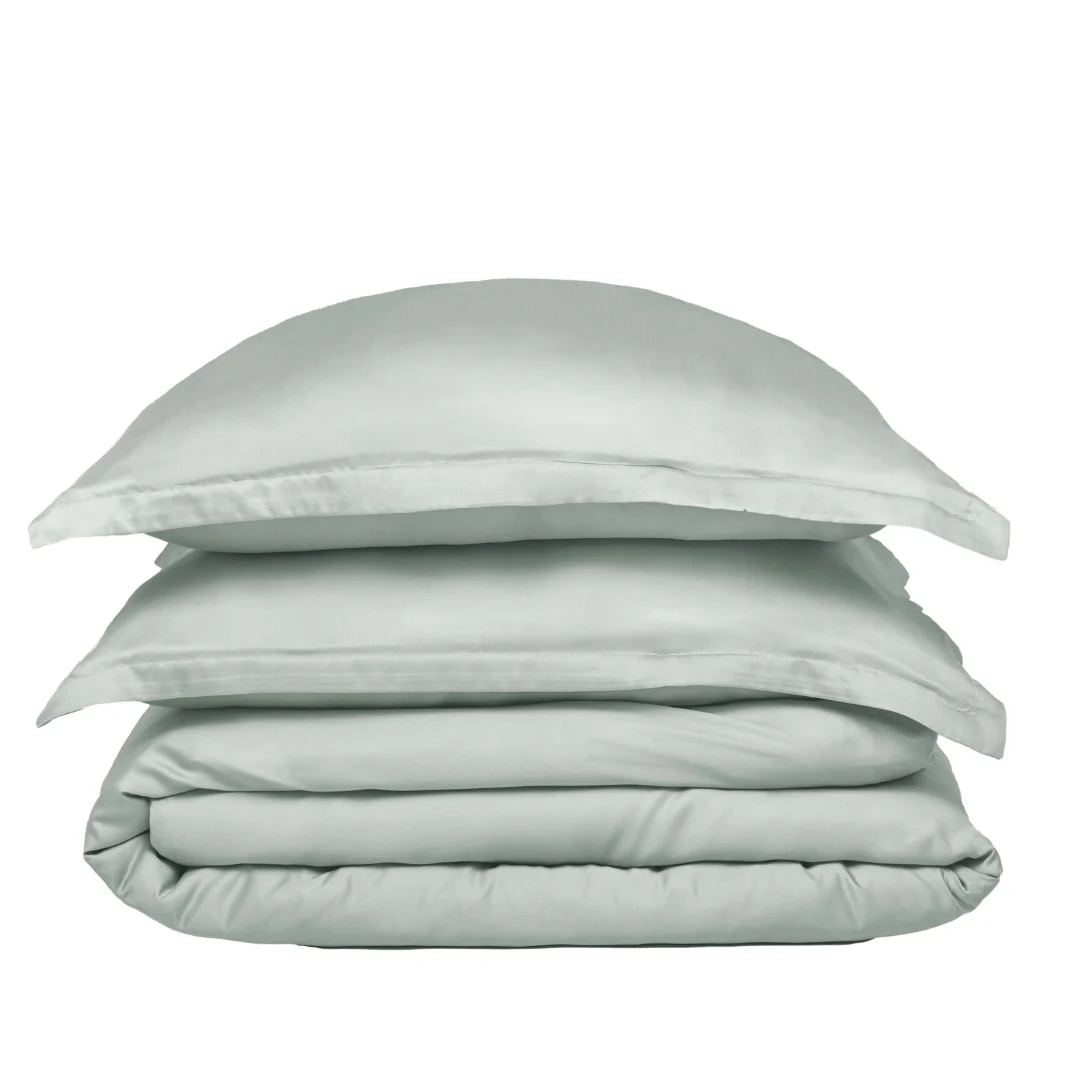 Dekbedovertrek Culver Naturel 140x200 van 100% Tencel™, zacht en ademend in rustige natuurtint