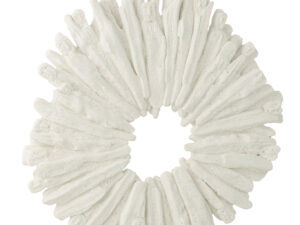 Beeld Neirroro Polyresin Wit H44,5 cm