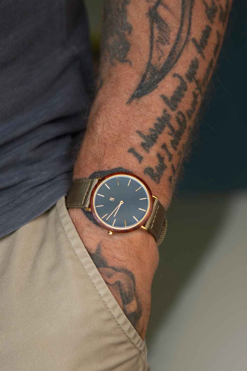 Horloge Brerman Blauw - Afbeelding 2