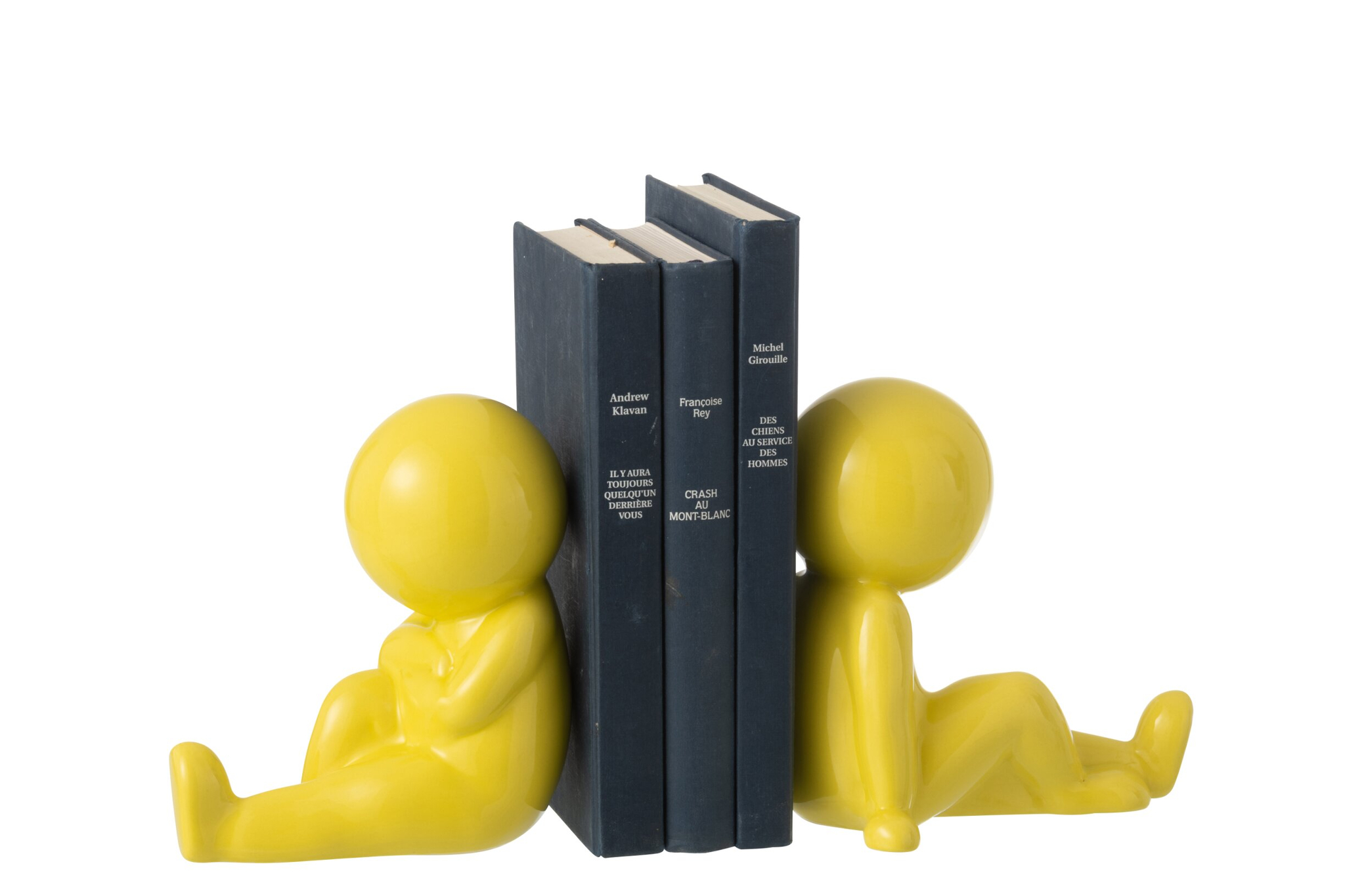 Boekensteun Grulis Steen Geel - Set van 2