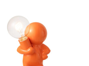 Tafellamp Preirdone Oranje H30,5 cm