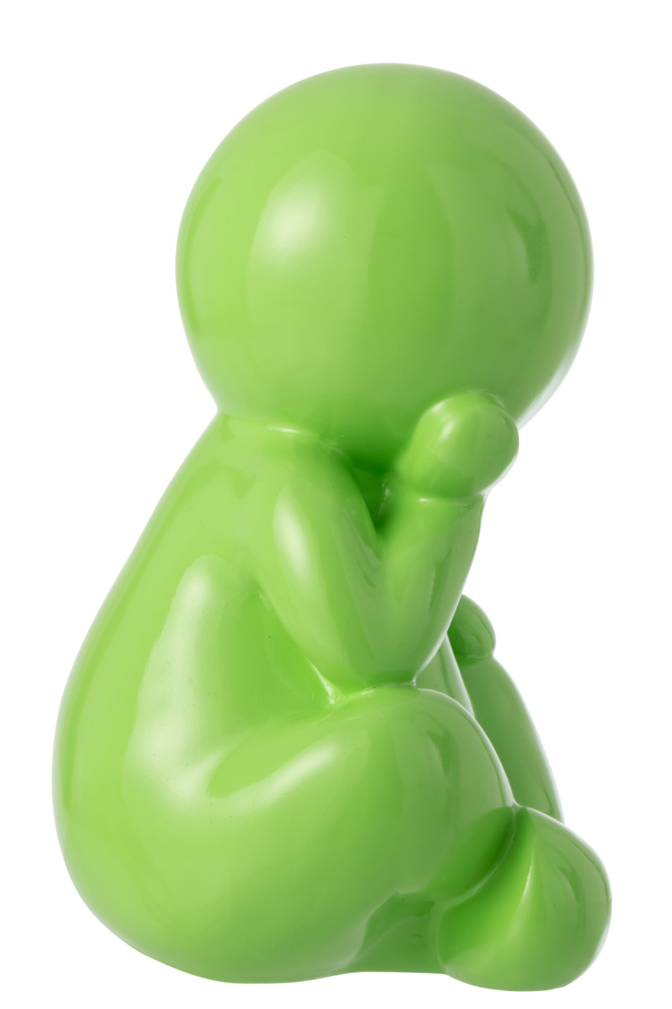Beeld Trooldel Groen H35,5 cm