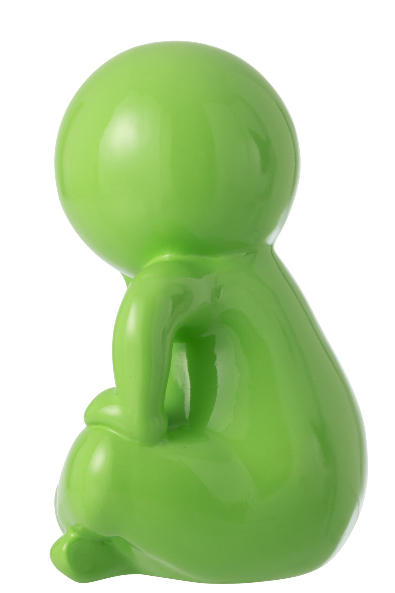 Beeld Trooldel Groen H35,5 cm - Afbeelding 3
