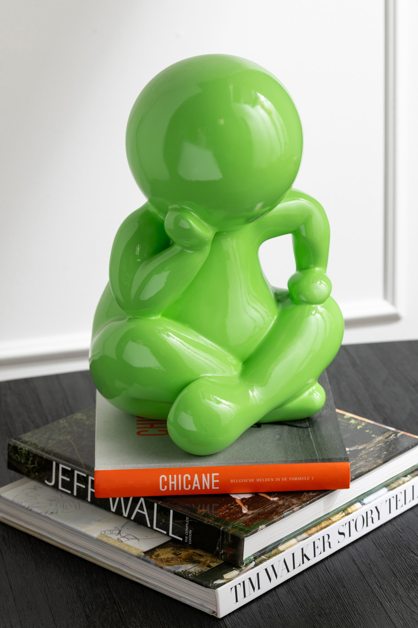 Beeld Trooldel Groen H35,5 cm - Afbeelding 5