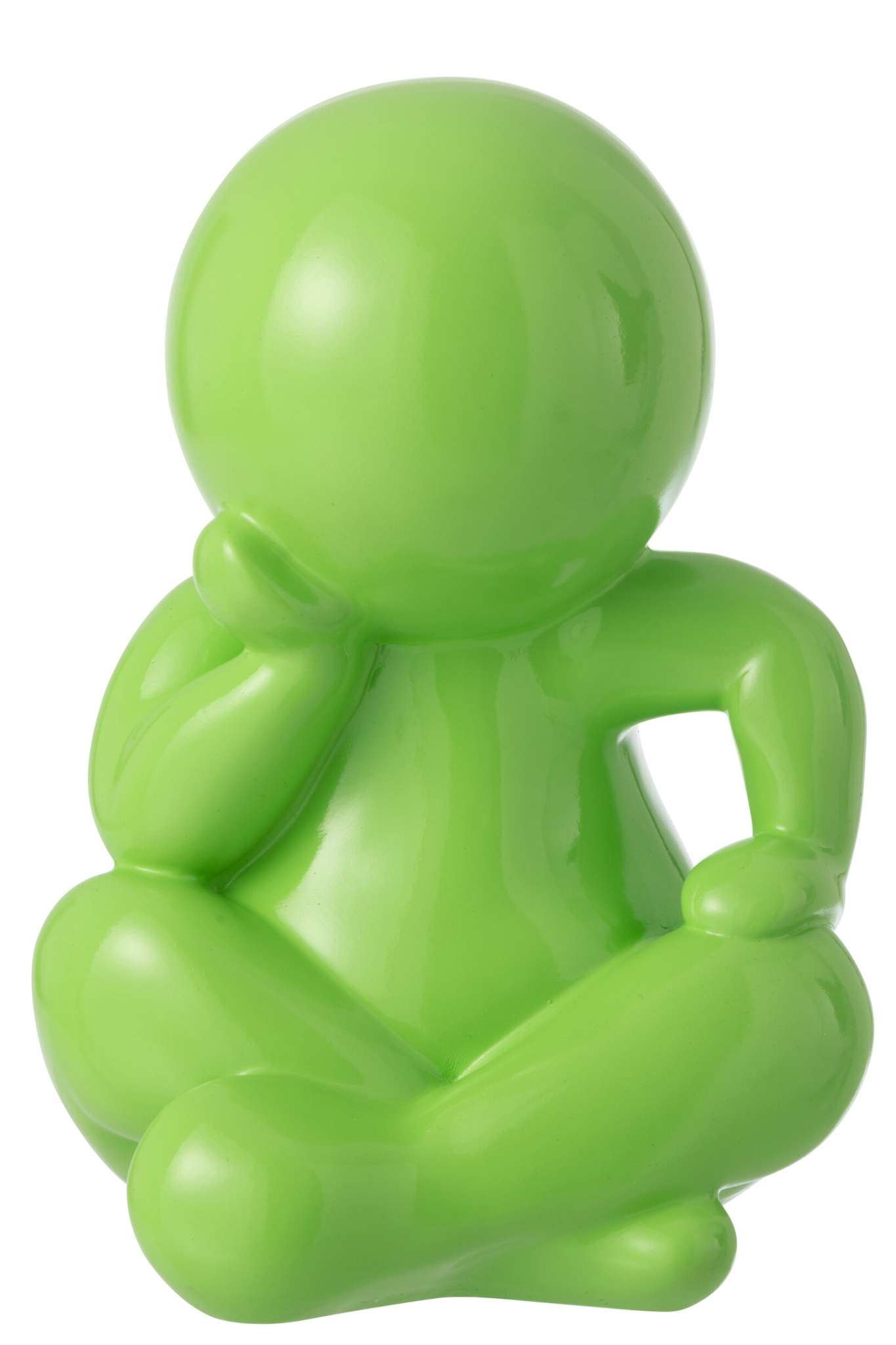 Beeld Trooldel Groen H35,5 cm - Afbeelding 6