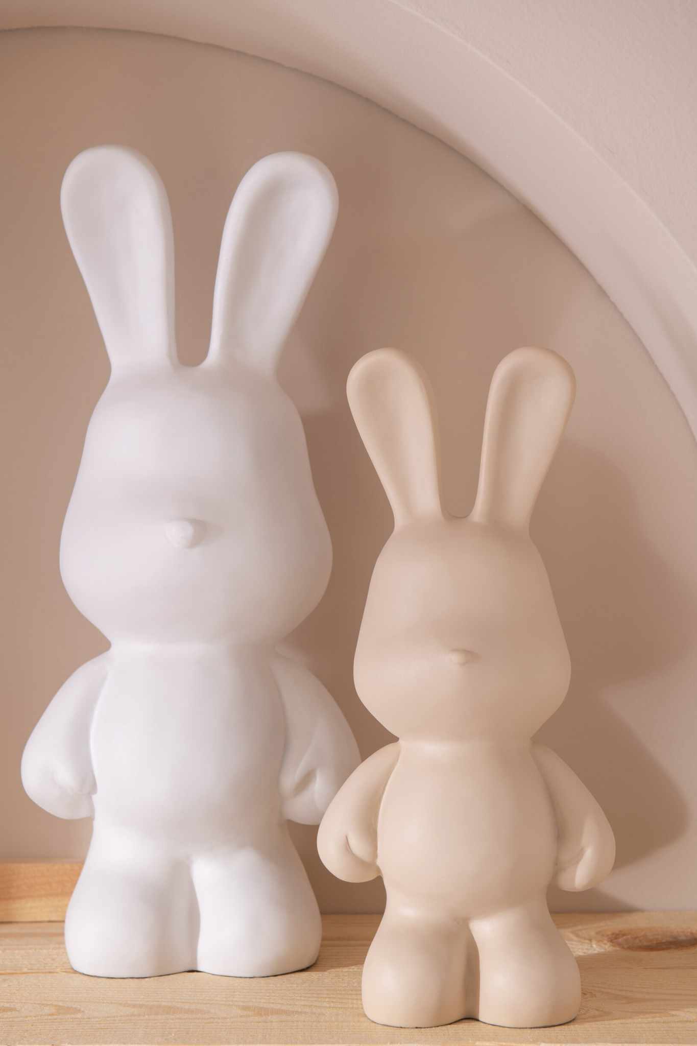 Decoratiefiguur Neentine Polyresin Wit H49 cm - Afbeelding 2