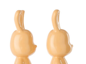 Decoratiefiguur Vautia Polyresin Oranje H36 cm - Set van 2