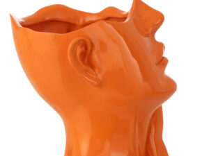 Bloempot Slundel Polyresin Oranje H27,5 cm