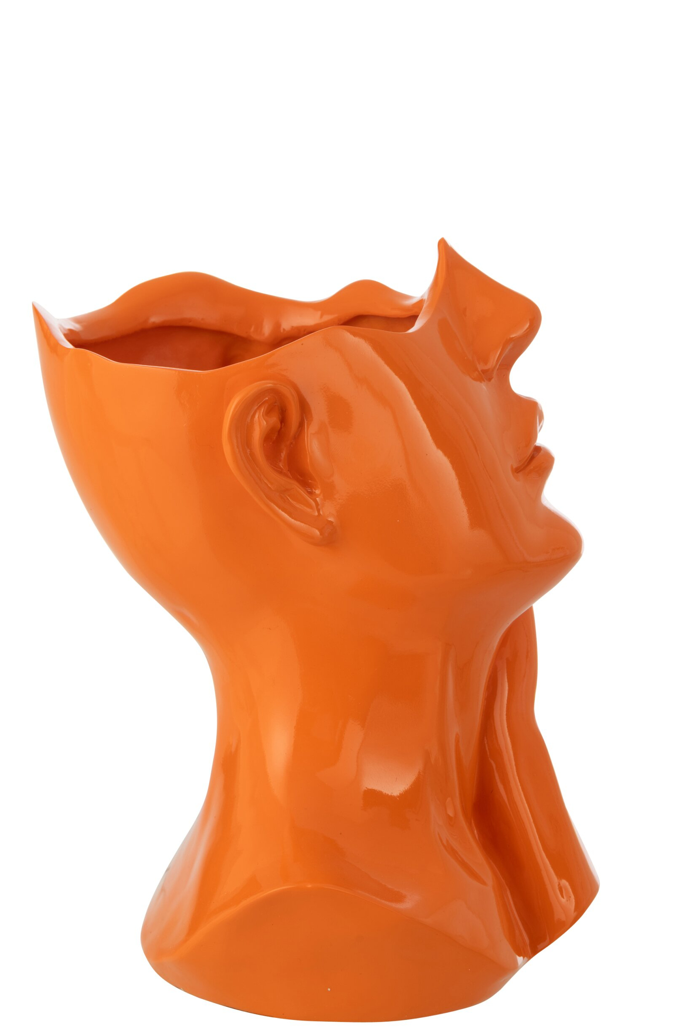 Bloempot Slundel Polyresin Oranje H27,5 cm