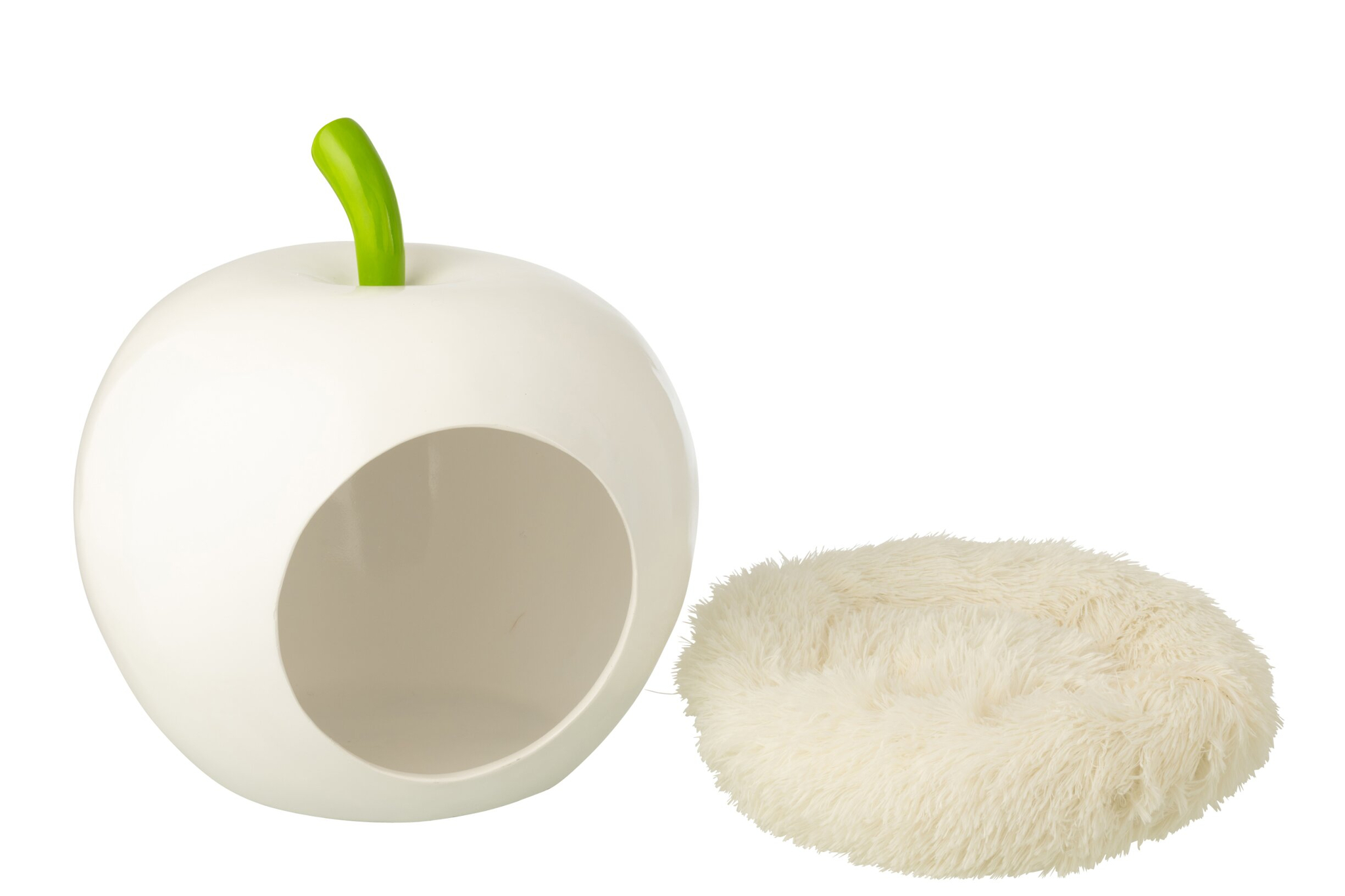 Decoratiefruit Jivano Polyresin Wit H45 cm