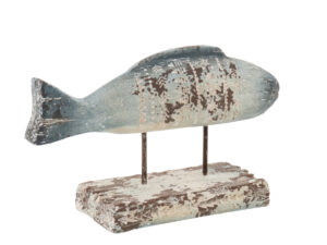 Decoratiefiguur Maanon Blauw H32 cm