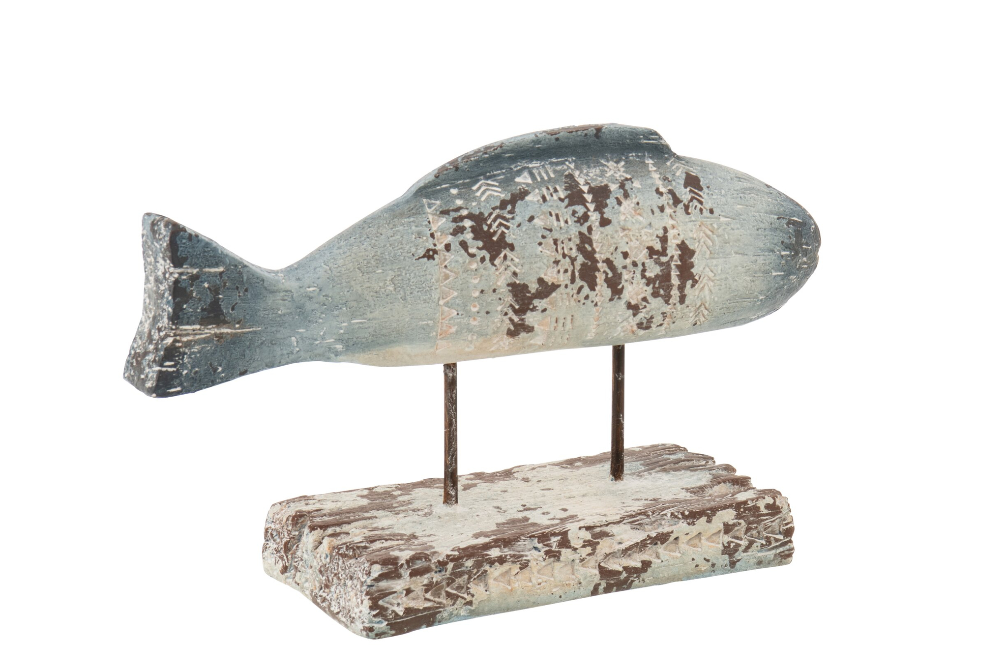 Decoratiefiguur Maanon Blauw H32 cm