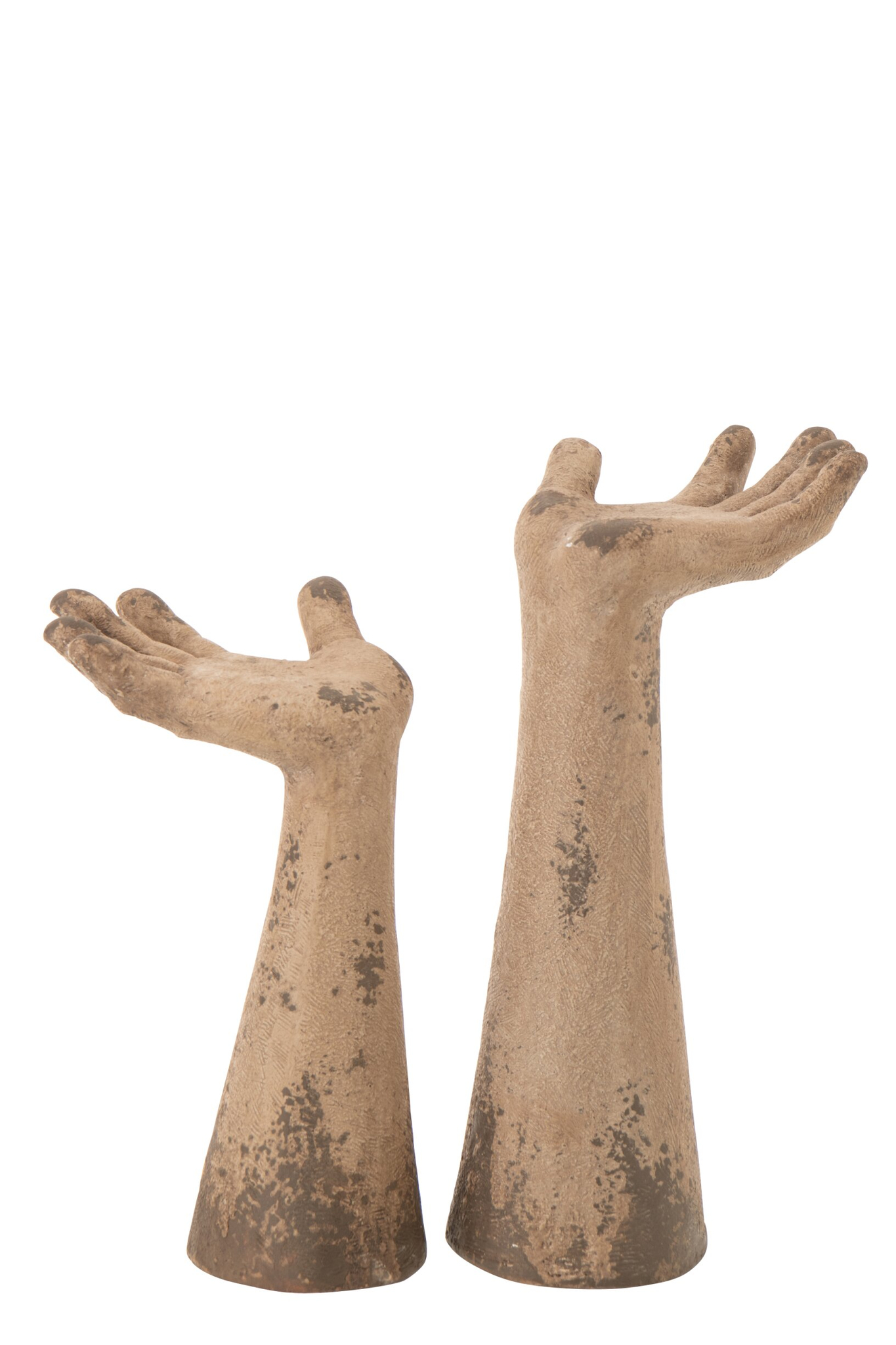 Beeld Peinson Beige H50 cm - Set van 2 - Afbeelding 2