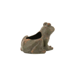 Bloempot Breirund Groen H27 cm