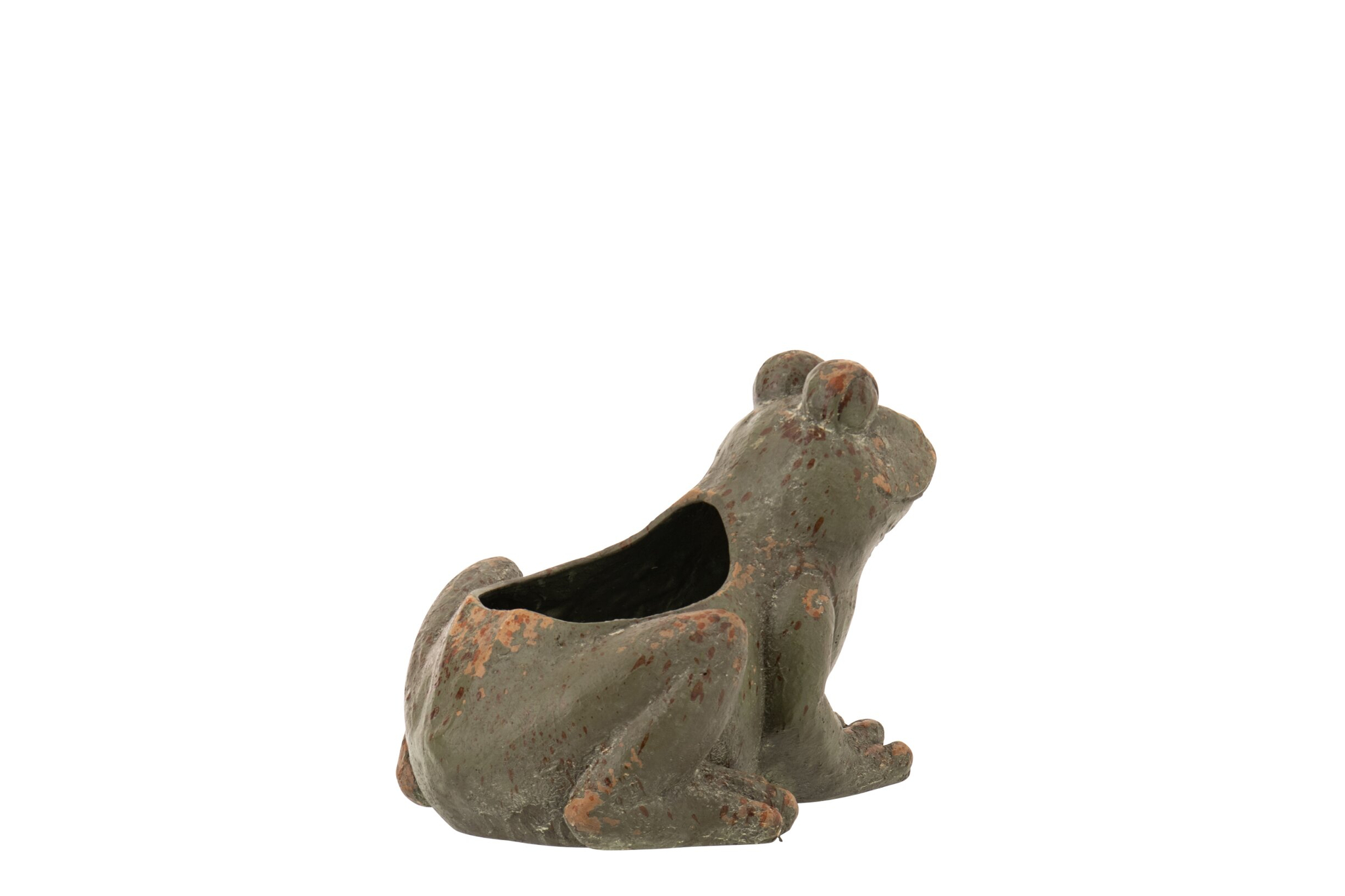 Bloempot Breirund Groen H27 cm