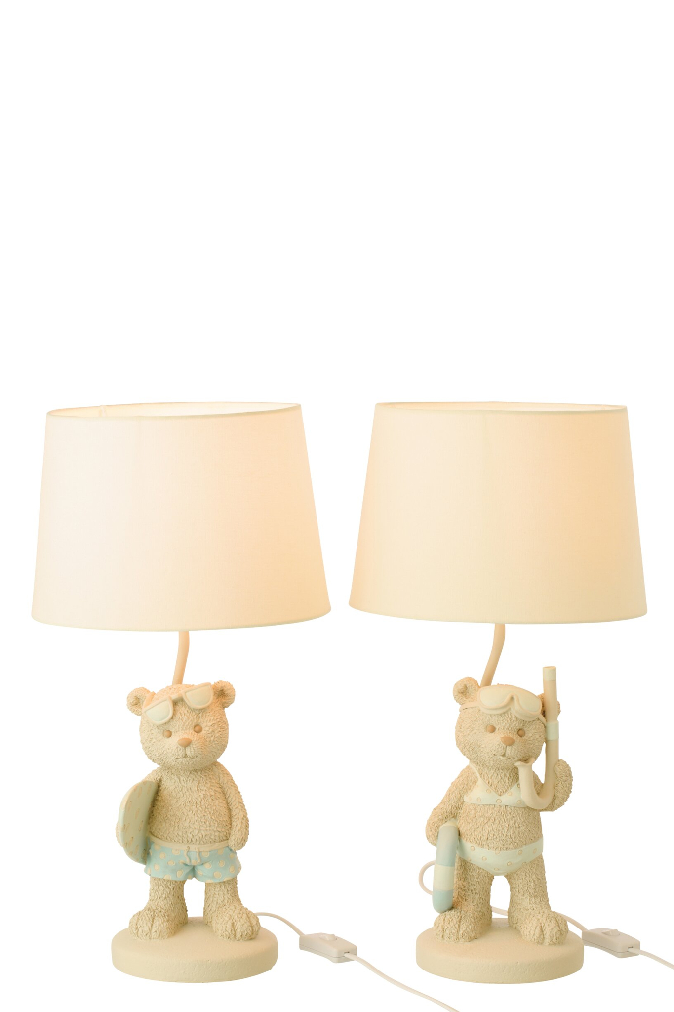 Tafellamp Stiendaro Polyresin H48 cm - Set van 2