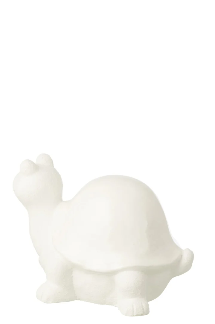 Woonaccessoire Sakero Wit decoratief object met zachte organische vorm en matte afwerking voor een rustige sfeer