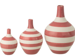 Vaas Skeskang Porselein Wit H32 cm - Set van 3