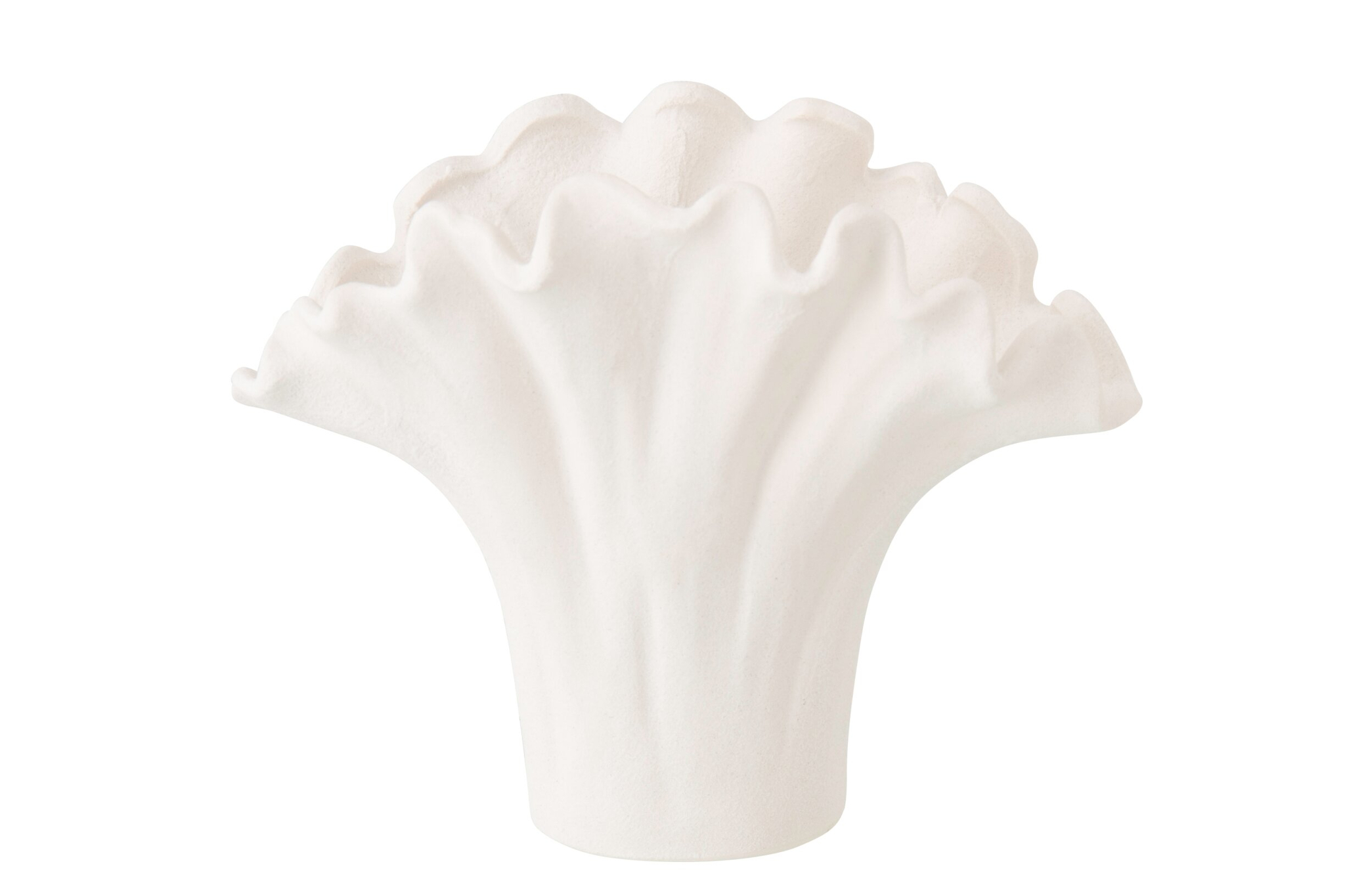 Bloemenvaas Miermas Porselein Wit H19,5 cm - Afbeelding 2