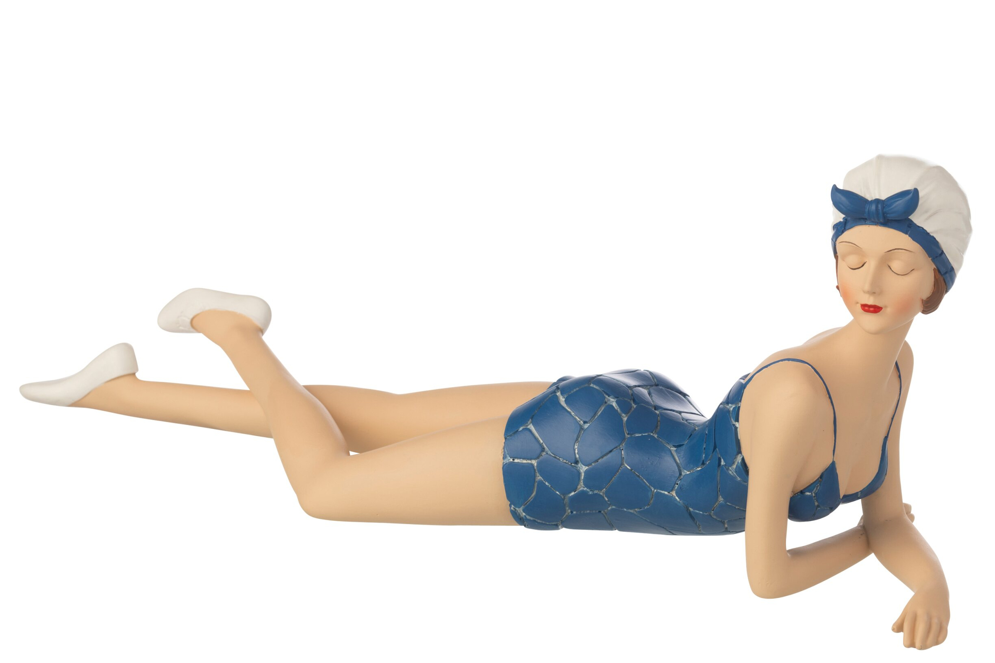 Beeld Files Polyresin Blauw H15,5 cm