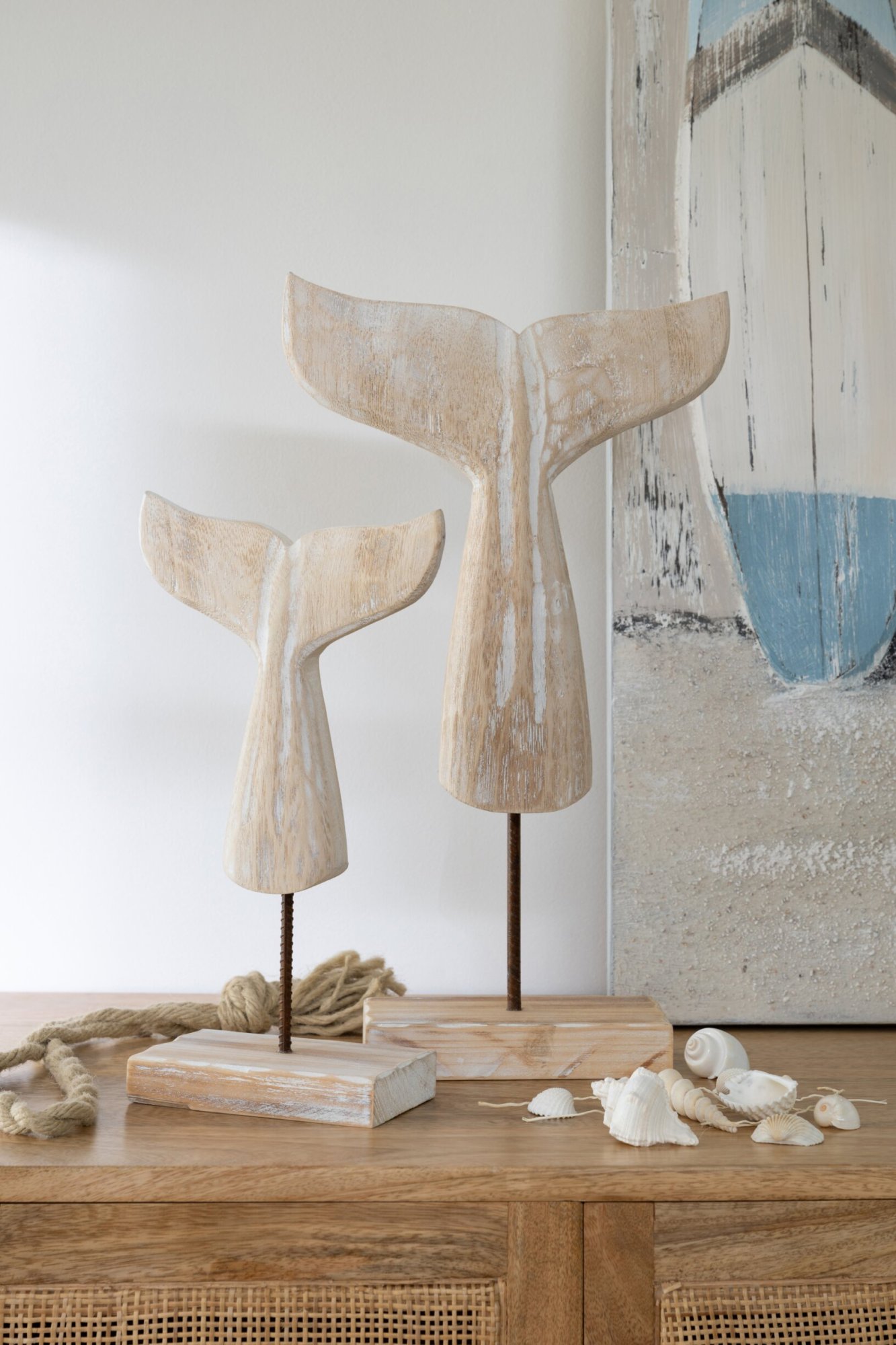 Decoratiefiguur Sodum Hout Naturel H31 cm