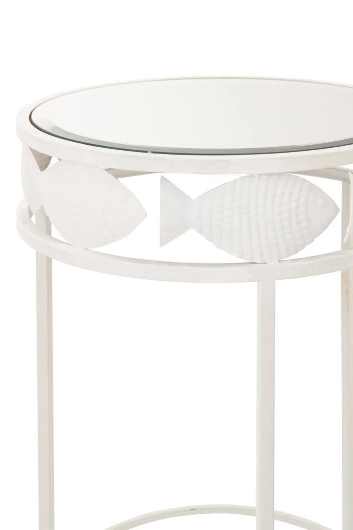 Bijzettafel Grudor Metaal 38 cm - Set van 2 - Afbeelding 2