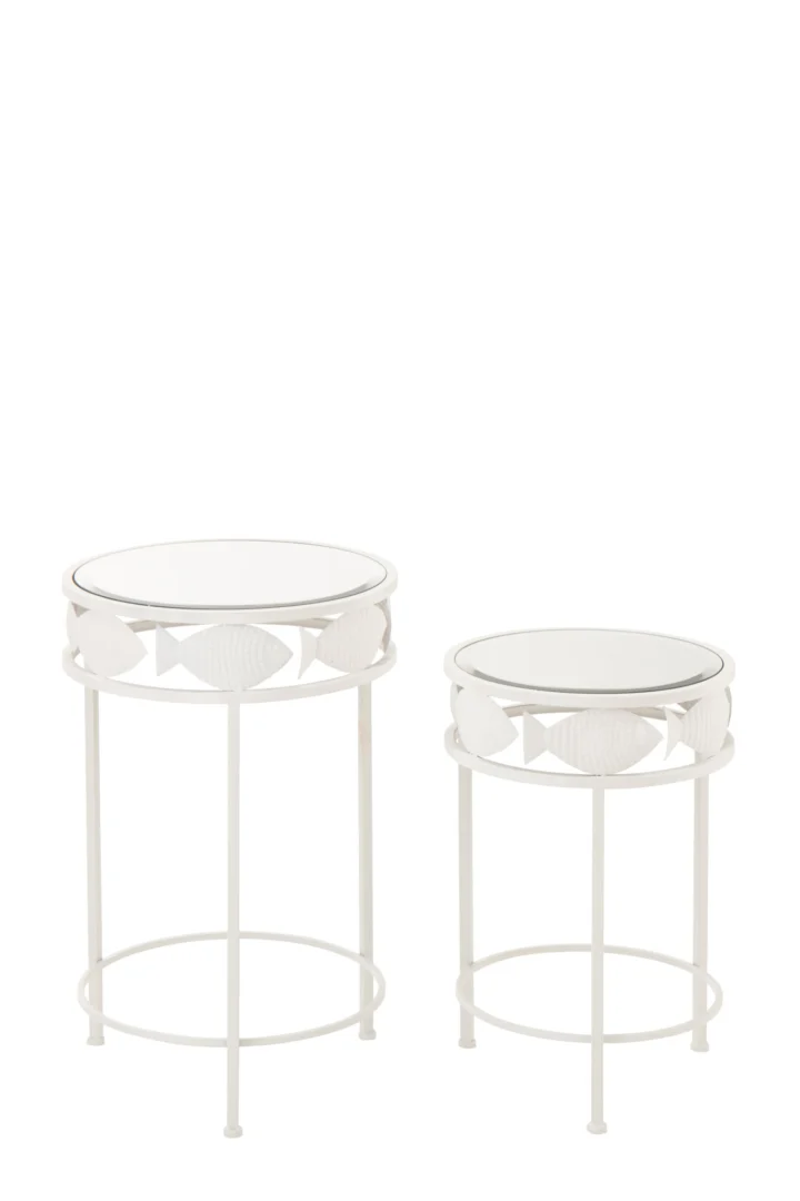 Bijzettafel Grudor Metaal 38 cm - Set van 2 - Afbeelding 6