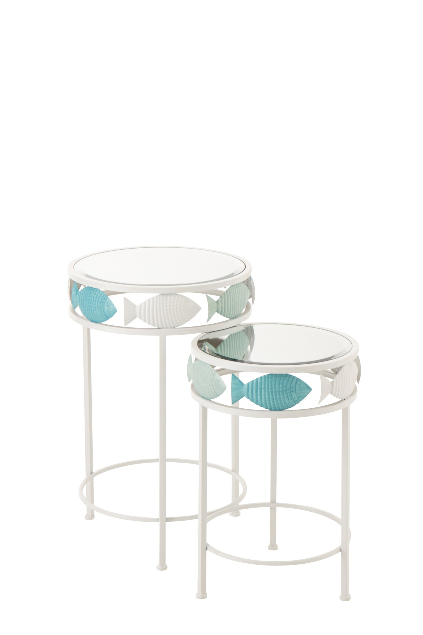 Bijzettafel Mievo Metaal 38 cm - Set van 2