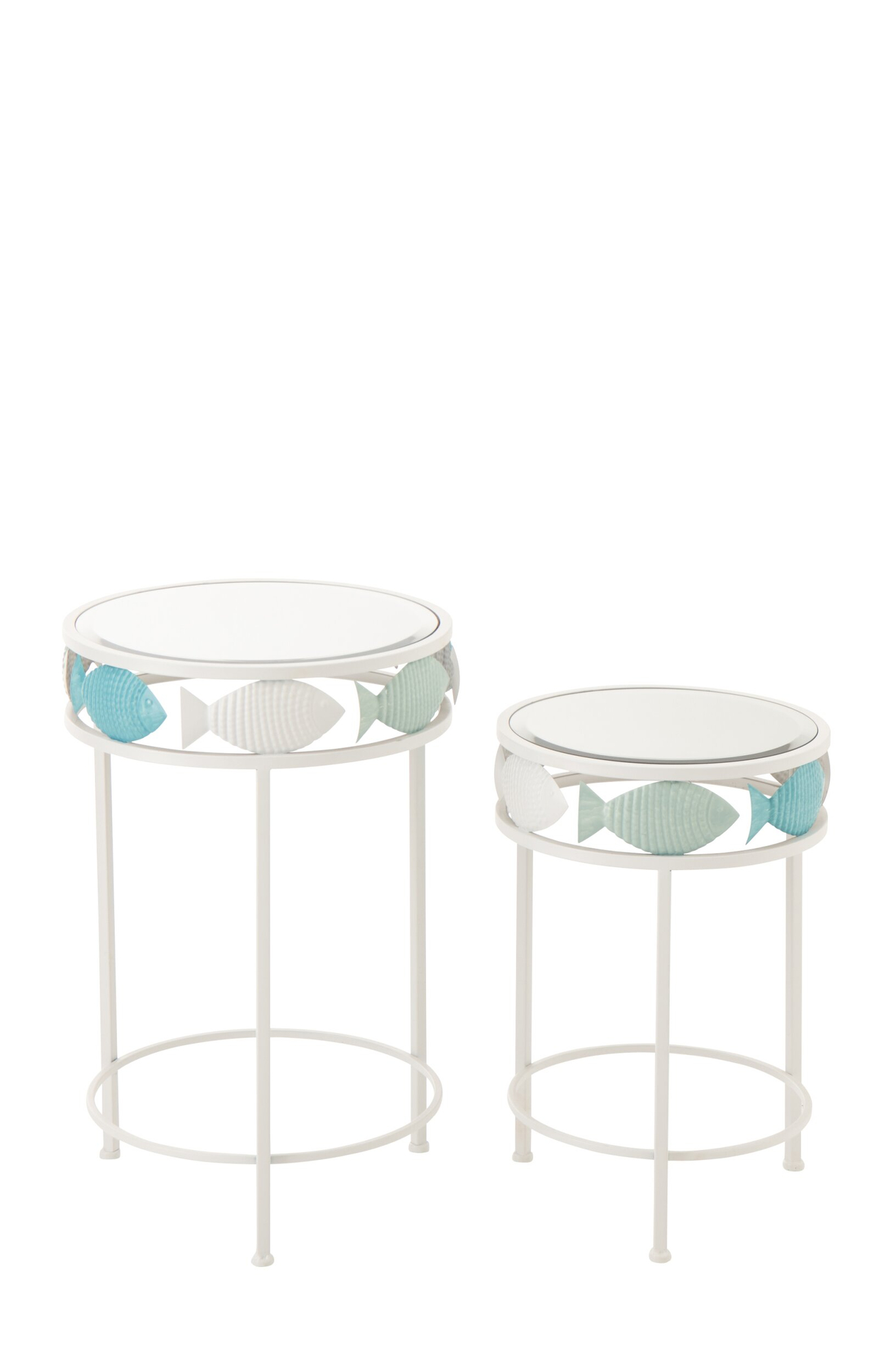 Bijzettafel Mievo Metaal 38 cm - Set van 2 - Afbeelding 3