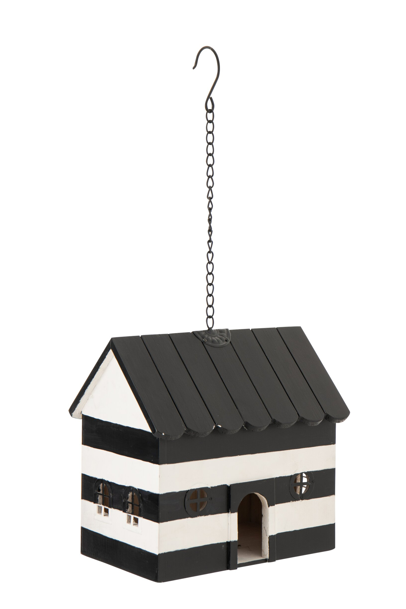 Vogelhuisje Gustik Hout Zwart - Afbeelding 3