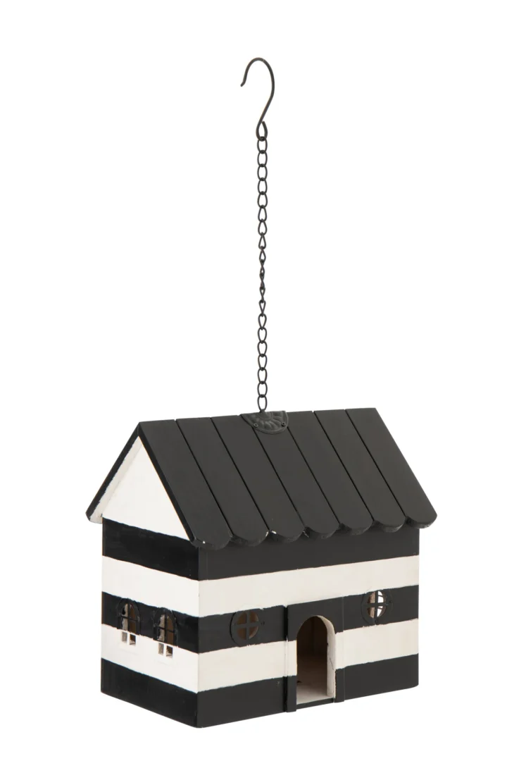 Vogelhuisje Gustik Hout Zwart - Afbeelding 3