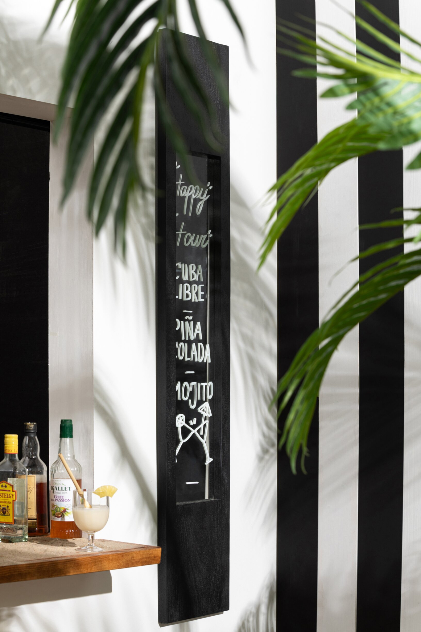 Spiegel Graaltek Zwart 150x3 cm - Afbeelding 2