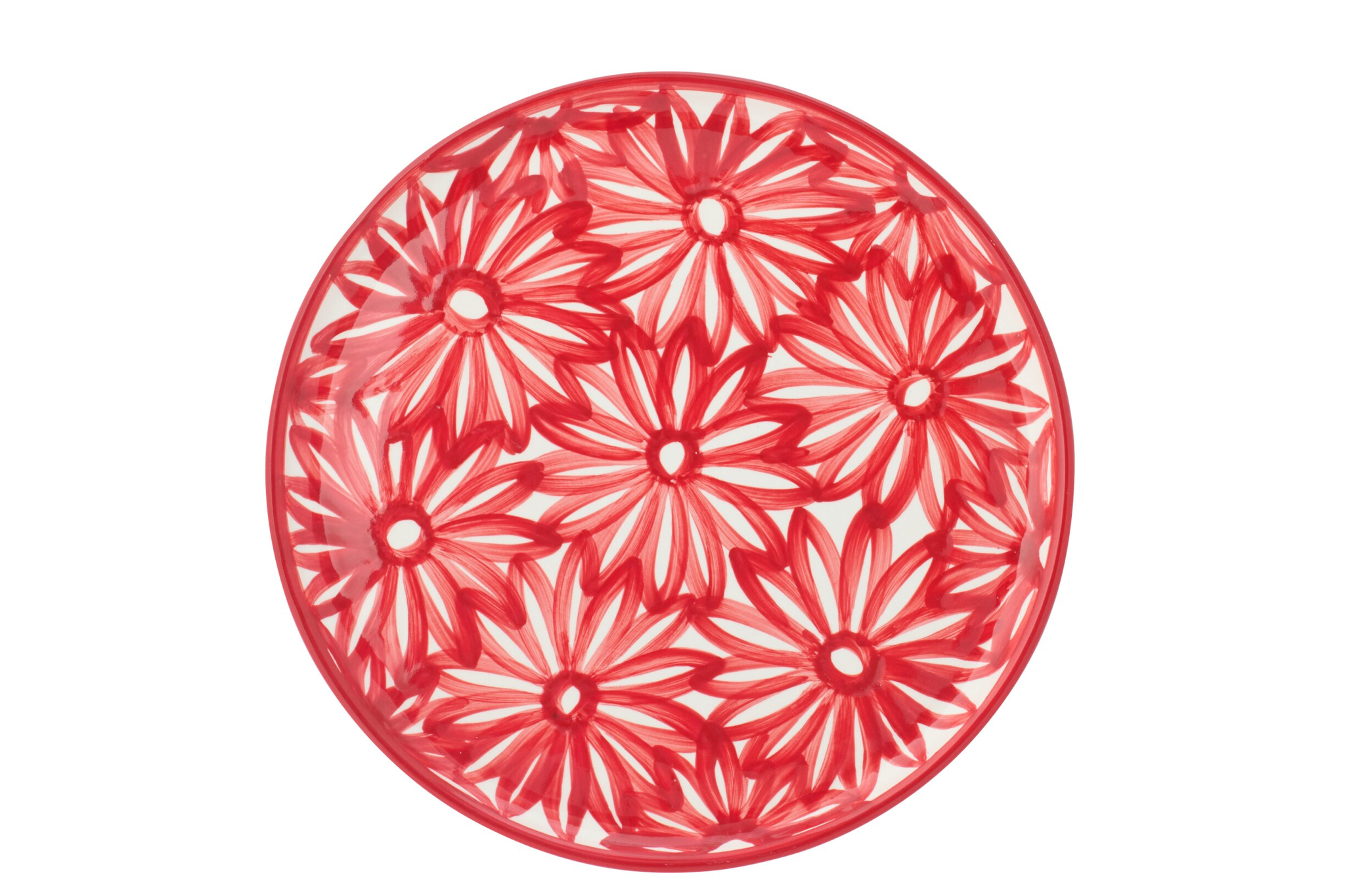 Bord Hevonte Keramiek Rood
