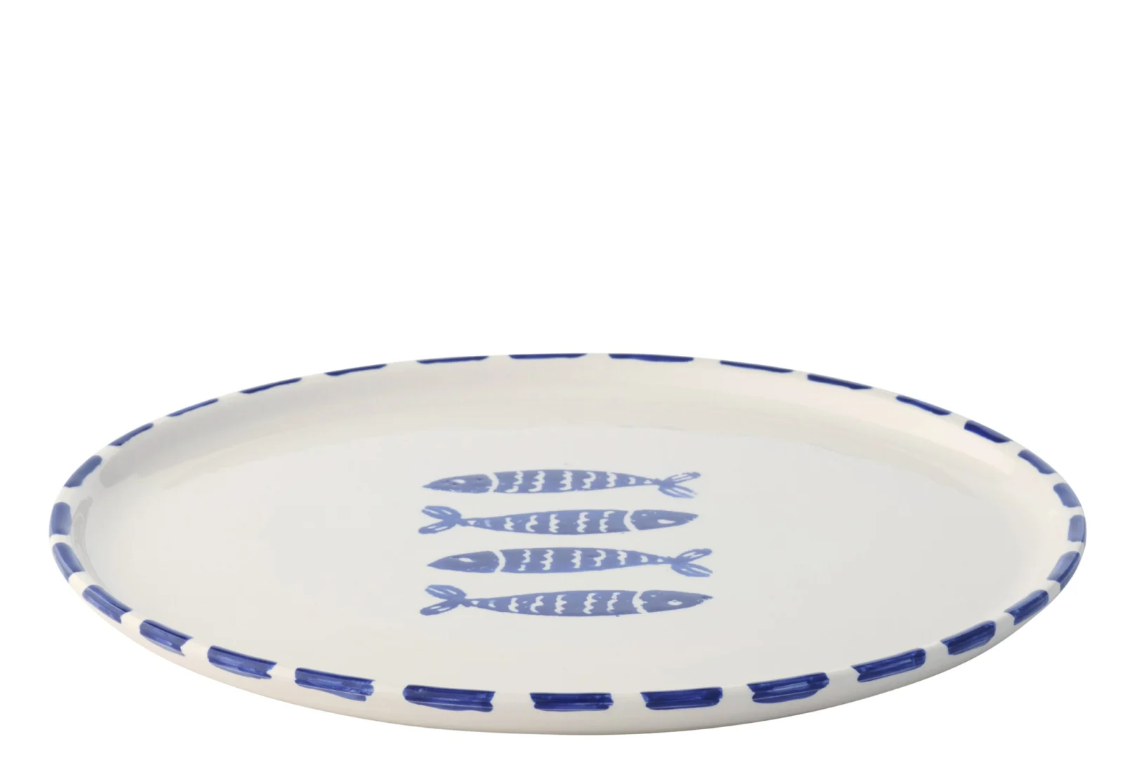 Visbord Zeebia Keramiek Blauw - Afbeelding 6