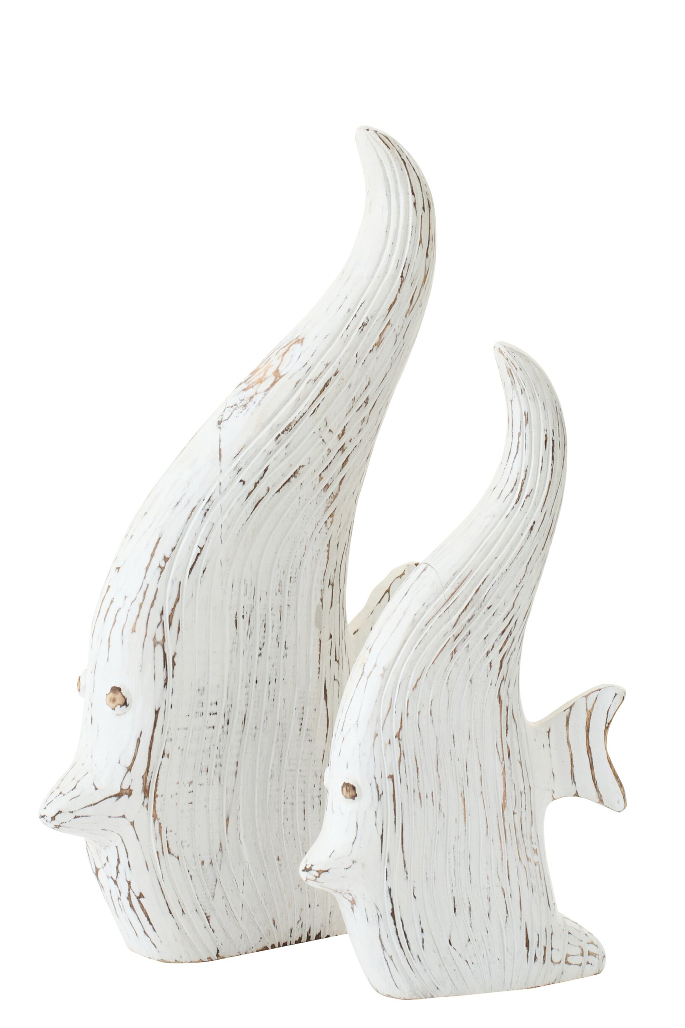 Decoratiefiguur Grannena Albizia Wit H50 cm