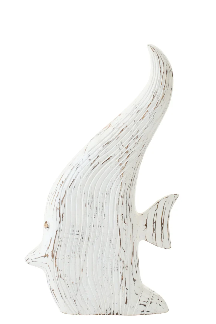 Decoratiefiguur Grannena Albizia Wit H50 cm - Afbeelding 2