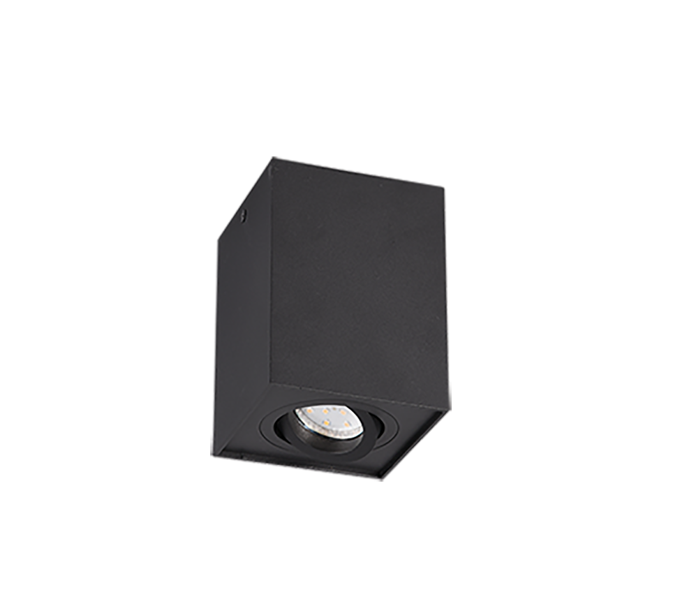 Plafondlamp Pridesta Mat Zwart - Set van 3 - Afbeelding 2