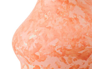Vaas Stusar Keramiek Oranje H40 cm