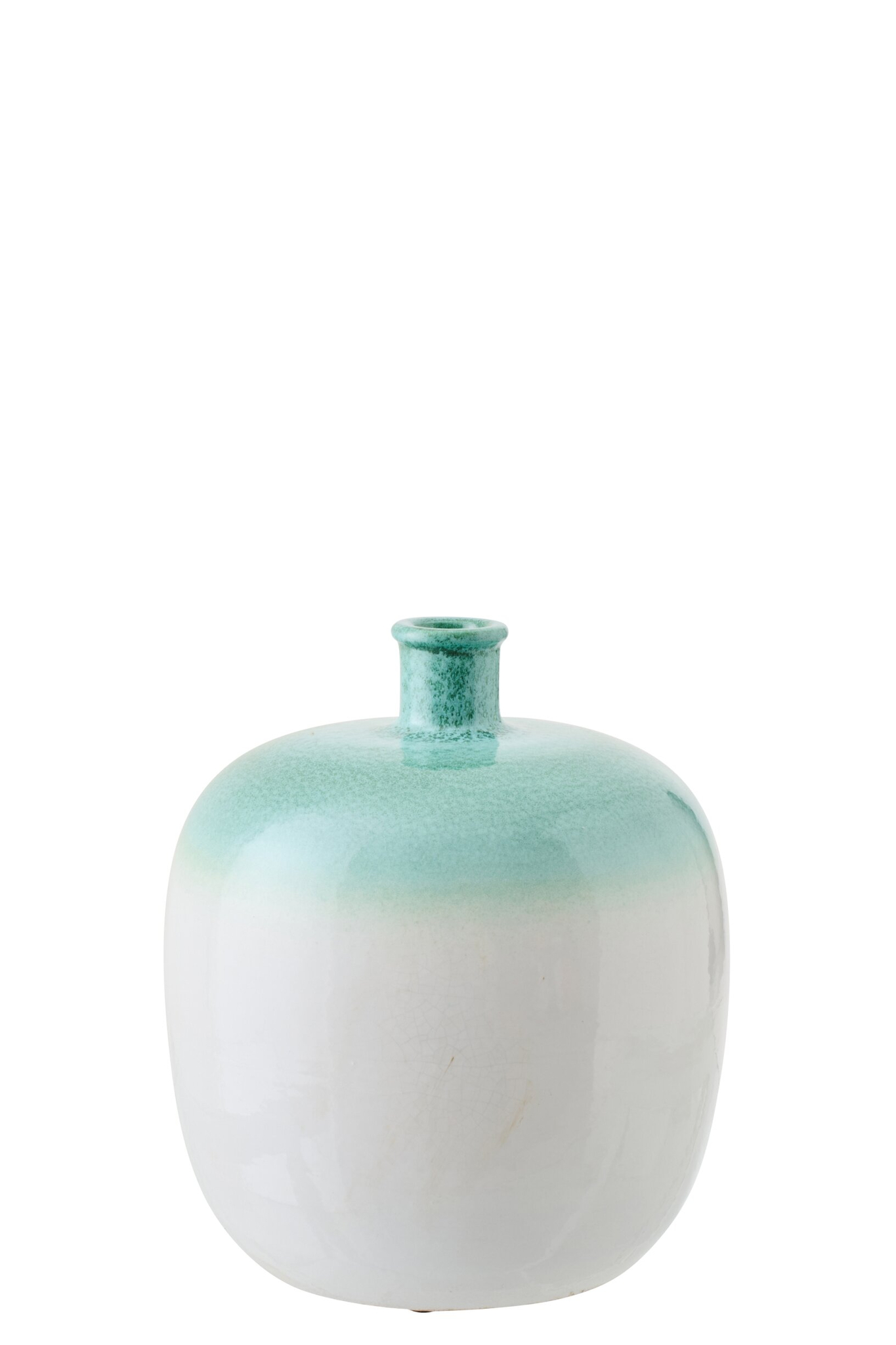 Vaas Zeta Keramiek Groen H30 cm - Afbeelding 2