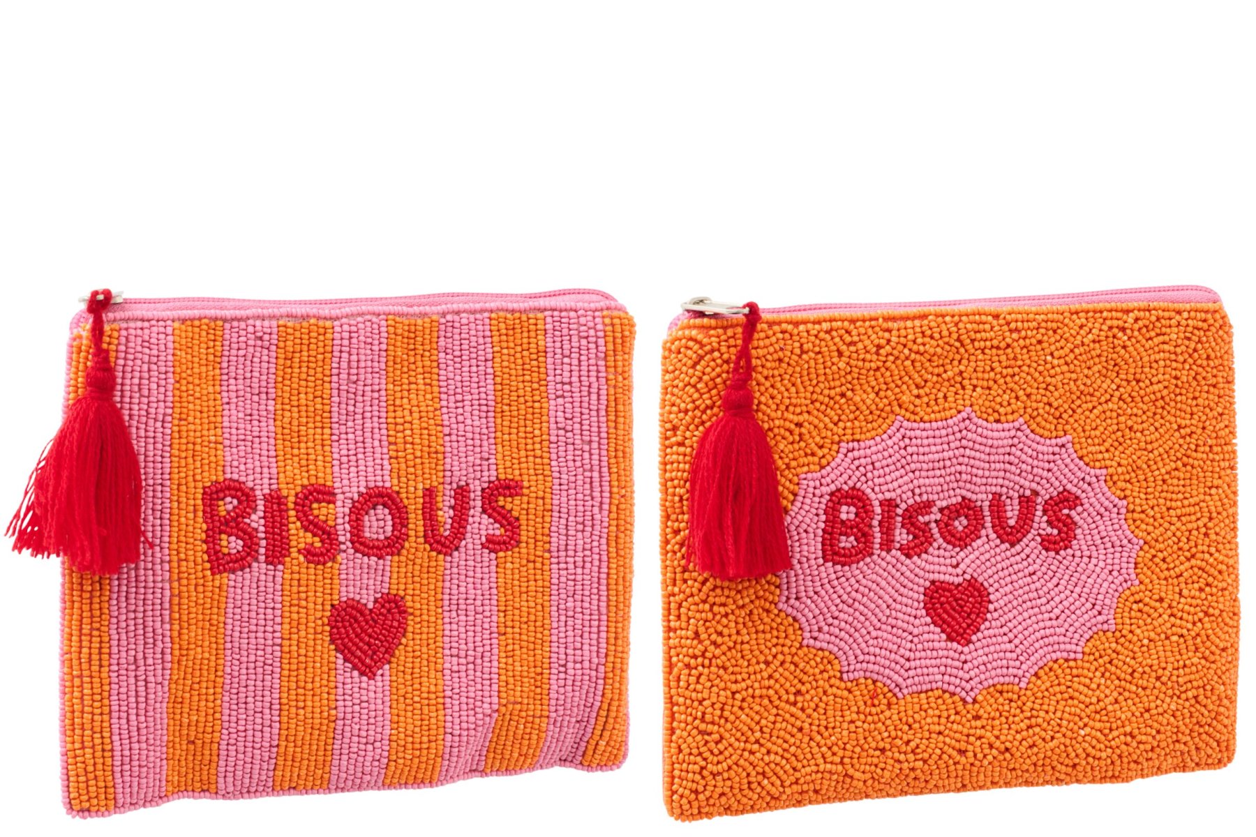Decoratie Neinnea Kralen Roze - Set van 2 - Afbeelding 5