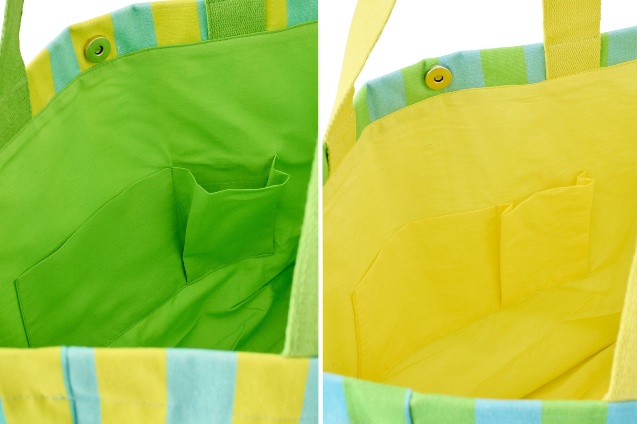 Tas Poland Katoen Meerkleurig - Set van 2