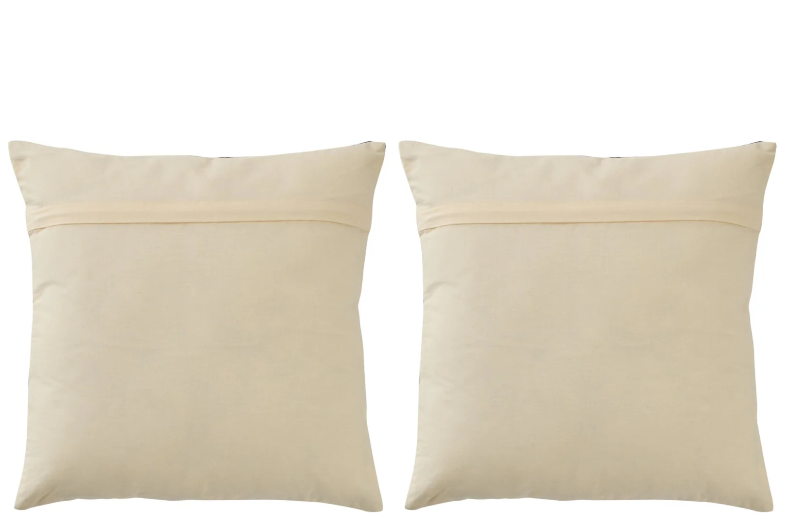 Kussen Tautella wit, set van 2 sierkussens 45 x 45 cm met volle vulling en rustige uitstraling
