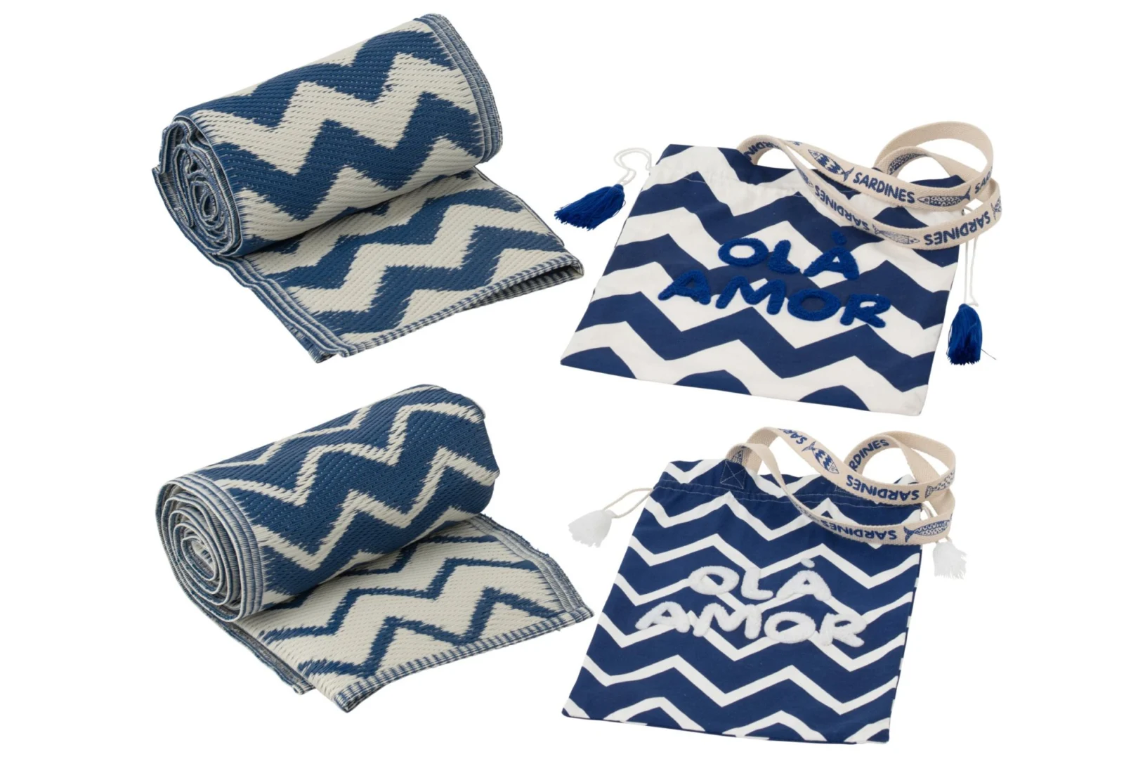Woonaccessoire Stormik Kunststof Wit - Set van 2 - Afbeelding 2