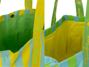Tas Slauldora Katoen Meerkleurig - Set van 2