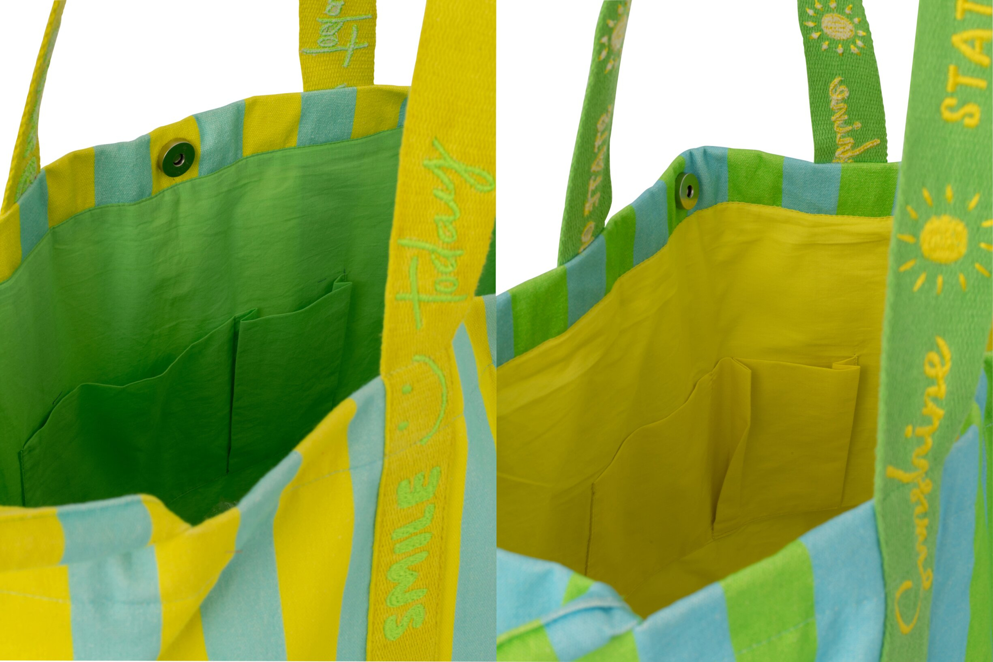 Tas Slauldora Katoen Meerkleurig - Set van 2