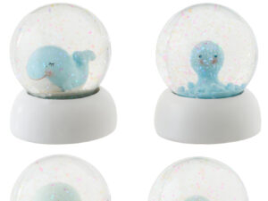 Decoratiefiguur Tradesta Polyresin Blauw H8,5 cm - Set van 4